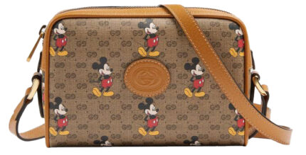 Gucci x Disney GG Supreme Shoulder Bag Beige