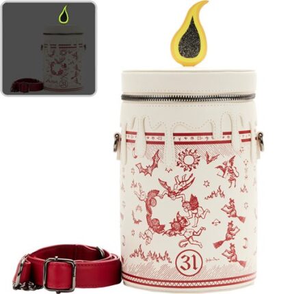 Hocus Pocus Black Flame Candle Glow-in-the-Dark Crossbody Purse