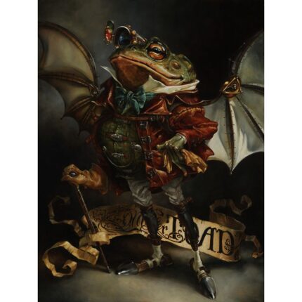 J. Thaddeus Toad ''The Insatiable Mr. Toad'' by Heather Edwards Hand-Signed & Numbered Canvas Artwork Limited Edition Official shopDisney