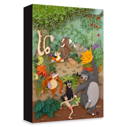 Jungle Book ''Jungle Jamboree'' Gicle on Canvas by Karin Arruda Limited Edition Official shopDisney