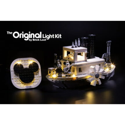 LED Lighting Kit for LEGO Disney Steamboat Willie set 21317