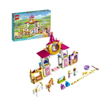 LEGO Disney Belle and Rapunzel's Royal Stables Kid s Building Kit Ages 5+
