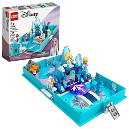 LEGO Disney Frozen 2 Elsa and the Nokk Storybook Adventures 43189 Portable Playset Travel Toys Gifts for 5 Plus Year Old Kids Girls & Boys with Micro Doll