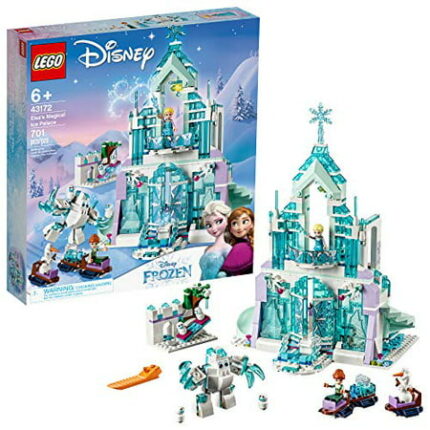 LEGO Disney Frozen Elsa s Magical Ice Palace 43172 Toy Castle Building Kit with Mini Dolls