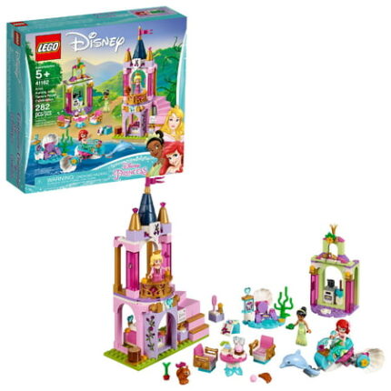 LEGO Disney Princess Ariel Aurora and Tiana s Royal Celebration 41162 Princess Castle Building Set