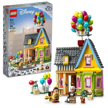 LEGO Disney and Pixar 'Up' House 43217 Disney 100 Celebration Building Toy Set for Kids and Movie Fans Ages 9+ A Fun Gift for Disney Fans and Anyone Who Loves Creative Play