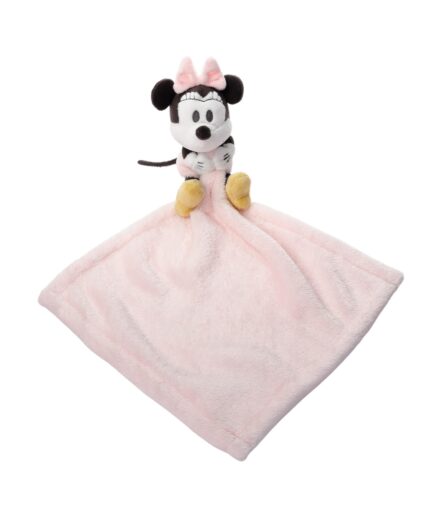 Lambs & Ivy Disney Baby Little Minnie Mouse Pink Lovey Plush Security Blanket