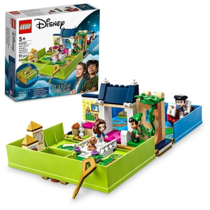 Lego Disney Peter Pan & Wendy's Storybook Adventure 43220 (111 Pieces), Multicolor