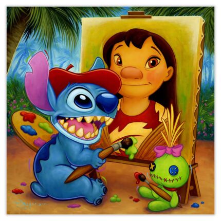 Lilo & Stitch ''The Mona Lilo'' Signed Gicle by Tim Rogerson Limited Edition Official shopDisney