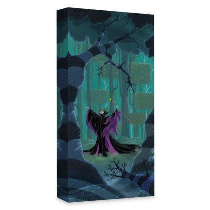 ''Maleficent Summons the Power'' Gicle on Canvas by Michael Provenza Official shopDisney