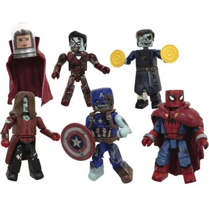 Marvel What If.? Zombie Minimates Box Set - Previews 40th Anniversary Exclusive