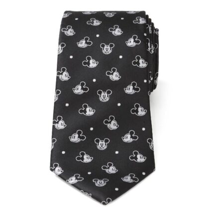 Men's Disney Pattern Tie, Black