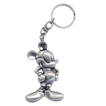 Mickey Mouse Figural Pewter Key Chain