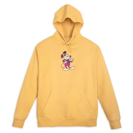 Mickey Mouse Genuine Mousewear Pullover Hoodie for Adults Gold Official shopDisney