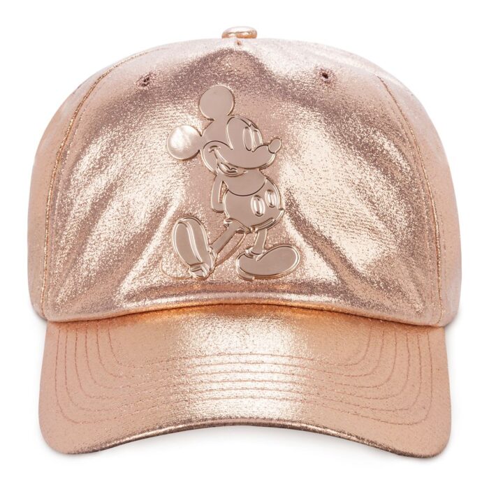 Mickey Mouse Rose Gold Baseball Cap for Adults Official shopDisney