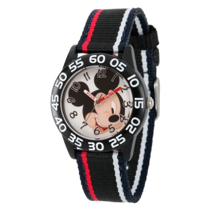 Mickey Mouse Striped Time Teacher Watch Kids Official shopDisney