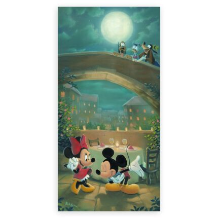Mickey Mouse and Friends ''Cuisine for Two'' by Rob Kaz Canvas Artwork Limited Edition Official shopDisney