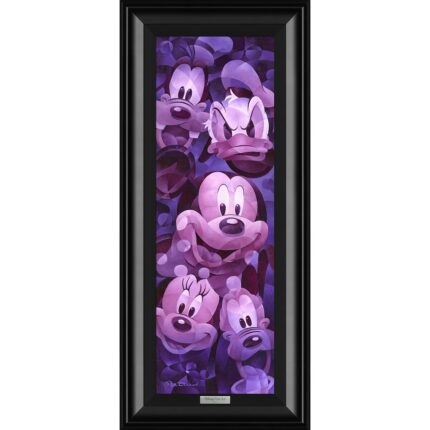 Mickey Mouse and Friends ''Take Five'' by Tom Matousek Framed Canvas Artwork Limited Edition Official shopDisney