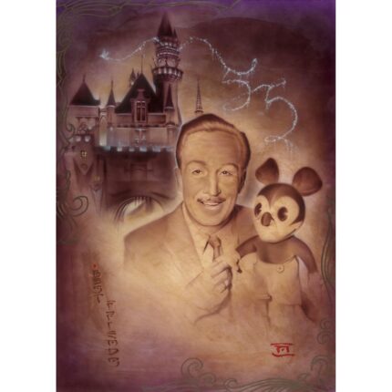 Mickey Mouse and Walt Disney ''Walt and Mickey 55th'' Limited Edition Gicle by Noah