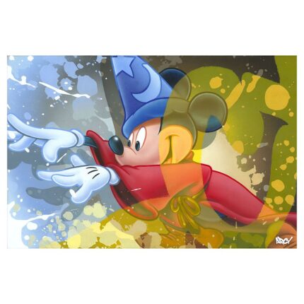 ''Mickey Sorcerer'' Giclee on Canvas by ARCY Limited Edition Official shopDisney
