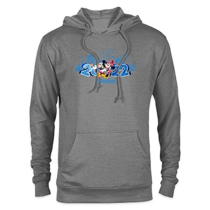 Mickey and Minnie Mouse Disneyland 2022 Pullover Hoodie for Adults Customized