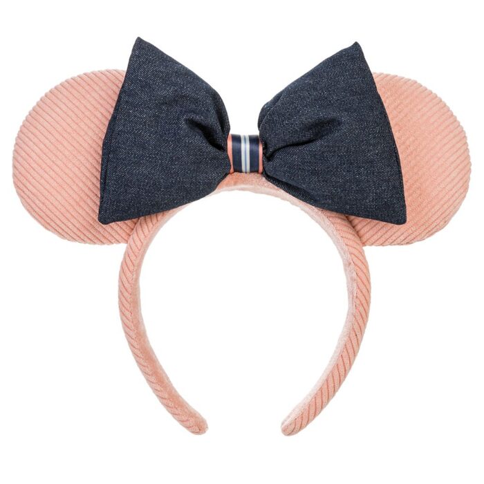 Minnie Mouse Ear Headband for Adults Denim and Corduroy Official shopDisney