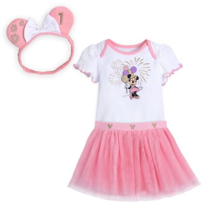 Minnie Mouse First Birthday Gift Set for Baby Pink Official shopDisney