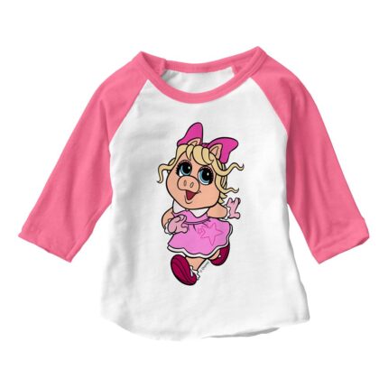 Miss Piggy: Muppet Babies Raglan T-Shirt for Baby Customizable Official shopDisney