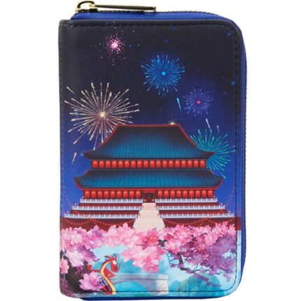 Mulan Castle Zip-Around Wallet