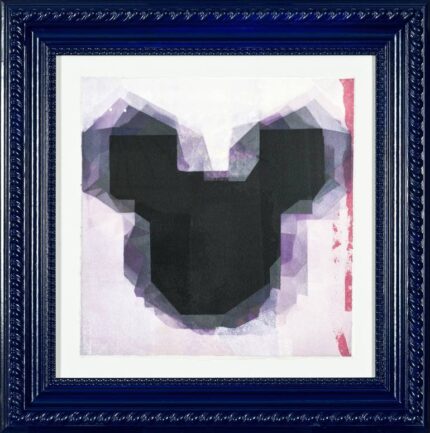 Original Abstract Painting by Erdinc Babat | Abstract Art on Paper | Life is a Game - Mickey Mouse