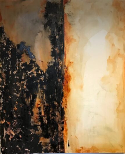 Original Abstract Painting by Vicki Disney | Abstract Art on Canvas | Burnt