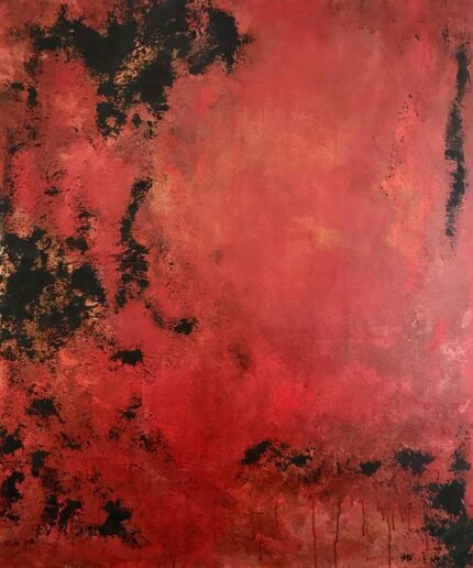 Original Abstract Painting by Vicki Disney | Abstract Art on Canvas | Raging