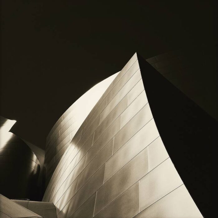 Original Architecture Photography by Camile O'briant | Minimalism Art on Paper | Gehry No. 1 - Limited Edition 1 of 50