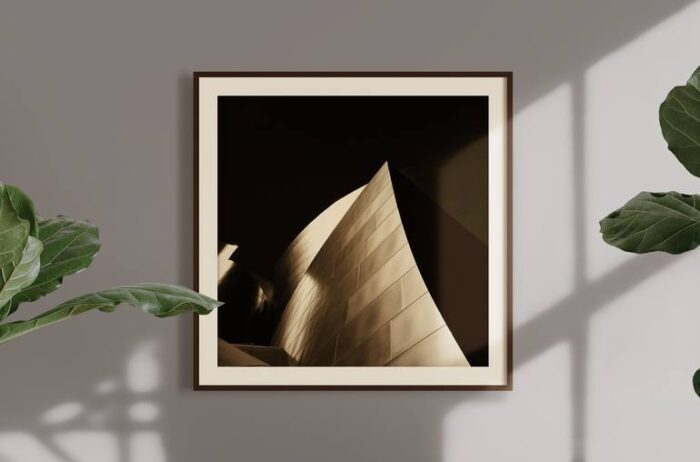 Original Architecture Photography by Camile O'briant | Modern Art on Paper | Gehry No. 1 - Limited Edition 1 of 15