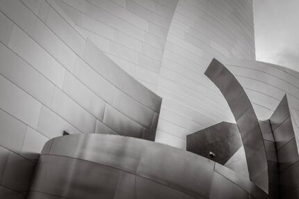 Original Architecture Photography by Ron Zwagemaker | Abstract Art on Paper | The Walt Disney Concert Hall in LA - Limited Edition 1 of 10