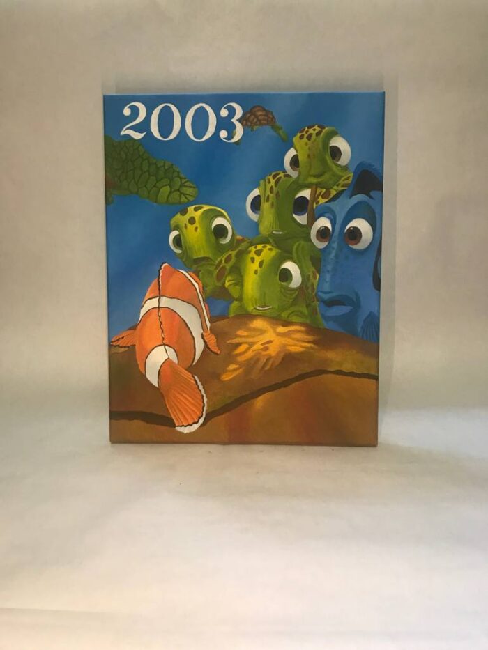 Original Cartoon Painting by Timothy Albright | Fine Art Art on Canvas | Finding Nemo 2003