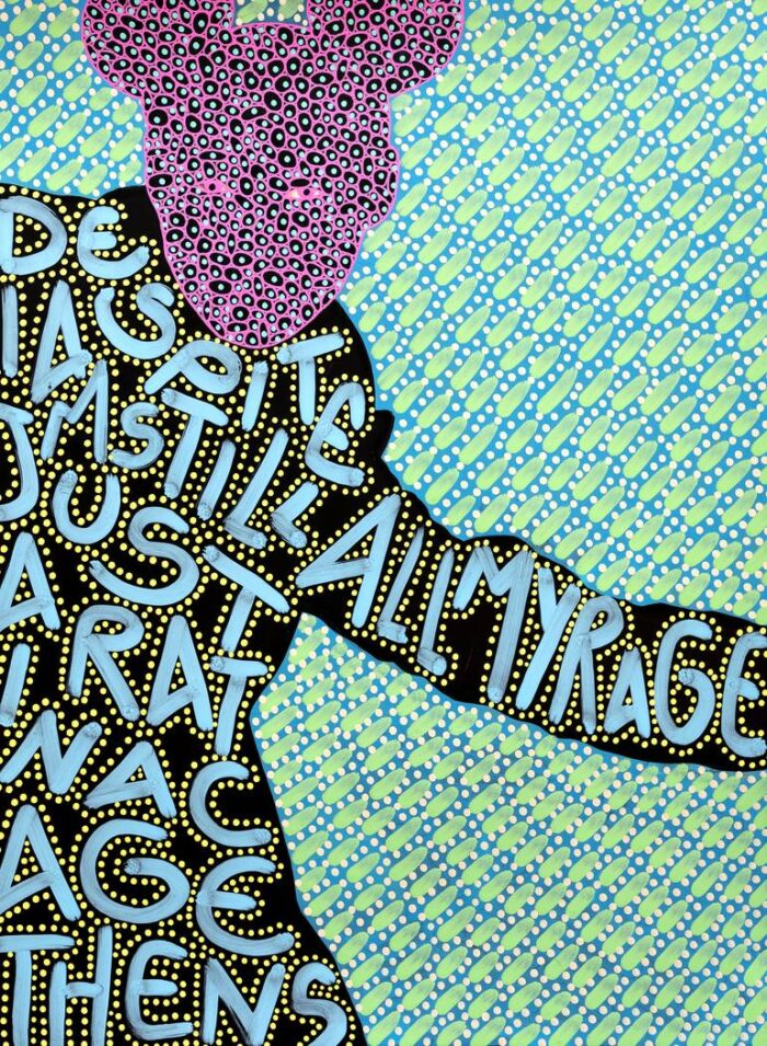 Original Fashion Collage by Naomi Vona | Pop Art Art on Paper | Unpaid Sickness Series - Despite All My Rage