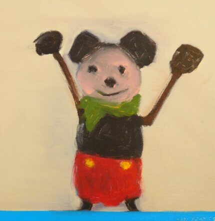Original Pop Culture/Celebrity Painting by Dan Adams | Expressionism Art on Canvas | "Mickey"