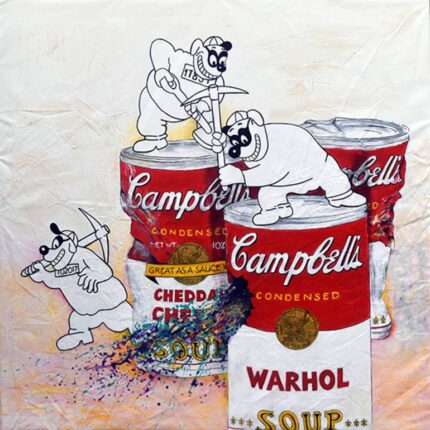 Original Pop Culture/Celebrity Painting by Gil Adamy | Pop Art Art on Canvas | WARHOL FACTORY