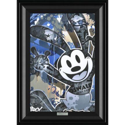 Oswald the Lucky Rabbit ''Oswald'' by Arcy Framed Canvas Artwork Limited Edition Official shopDisney