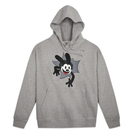 Oswald the Lucky Rabbit Pullover Hoodie for Adults Disney100