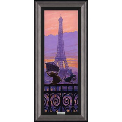 Ratatouille ''Race to the Kitchen'' by Tim Rogerson Framed Canvas Artwork Limited Edition Official shopDisney