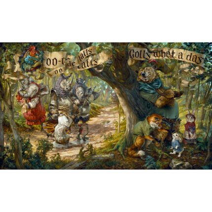 Robin Hood ''Oo-De-Lally'' by Heather Edwards Hand-Signed & Numbered Canvas Artwork Limited Edition Official shopDisney