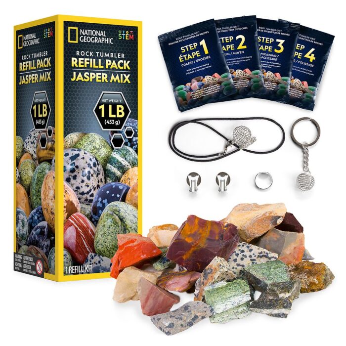 Rock Tumbler Refill Pack Jasper Mix National Geographic Official shopDisney