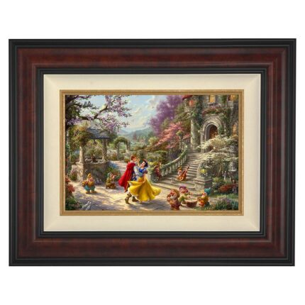 ''Snow White Dancing in the Sunlight'' Framed Limited Edition Canvas by Thomas Kinkade Studios Official shopDisney