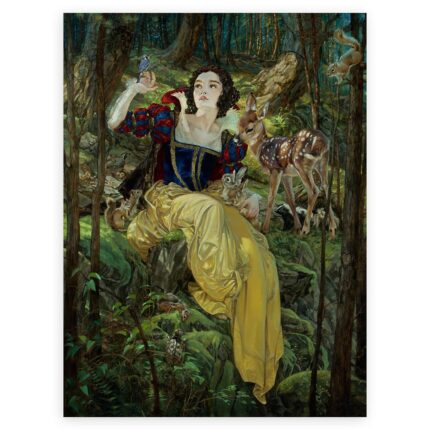 Snow White ''With a Smile and a Song'' by Heather Edwards Hand-Signed & Numbered Canvas Artwork Limited Edition Official shopDisney