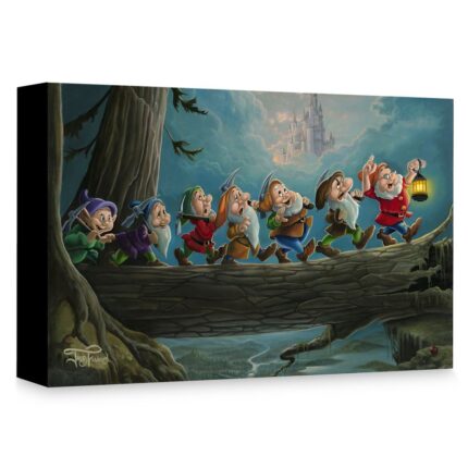 Snow White and the Seven Dwarfs ''Home to Snow'' Gicle on Canvas by Jared Franco Official shopDisney