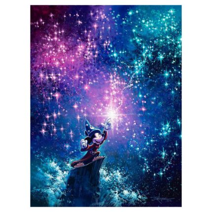 ''Sorcerer Mickey'' Gallery Wrapped Canvas by Rodel Gonzalez Limited Edition Official shopDisney