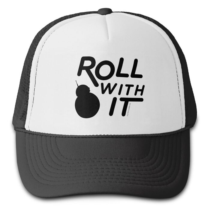 Star Wars: The Last Jedi BB-8 ''Roll With It'' Trucker Hat Customizable Official shopDisney
