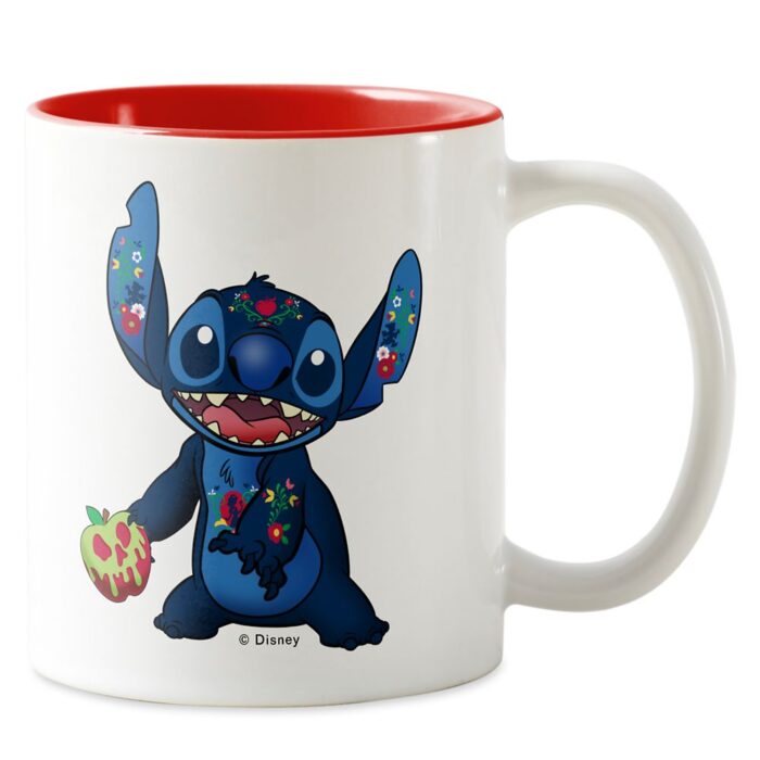 Stitch Crashes Disney Two-Tone Coffee Mug Snow White and the Seven Dwarfs Customized